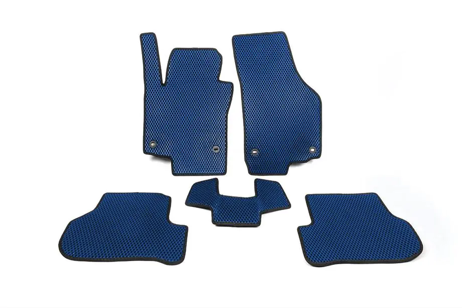 Volkswagen Jetta 2006-2011 рр. Килимки EVA (Синій) Image