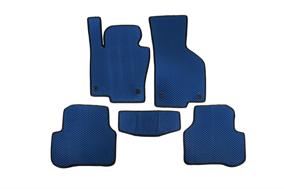 Volkswagen Passat B6 2006-2012 рр. Килимки EVA (Синій) Image