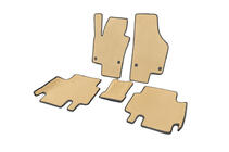 Volkswagen Sharan 2010-2023 рр. Поліуретанові килимки (2 ряду, EVA, Бежевий) фото 2