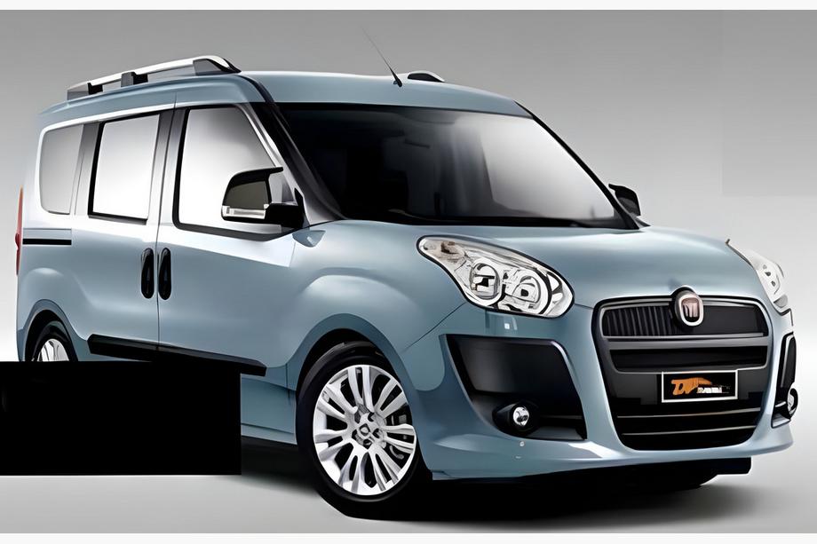 Fiat Doblo II 2010-2022 рр. Накладки на дзеркала BMW-Style (2 шт) Фото 4