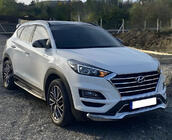 Hyundai Tucson TL 2016-2021 рр. Накладки на дзеркала BMW-Style (2018-2020, 2 шт) фото 6