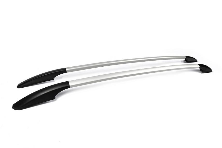 Peugeot 3008 2016-2023 рр. Рейлінги OmsaLine Solid (2 шт, сірі) Image