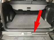 Накладка заднього порогу (ABS) фото 1