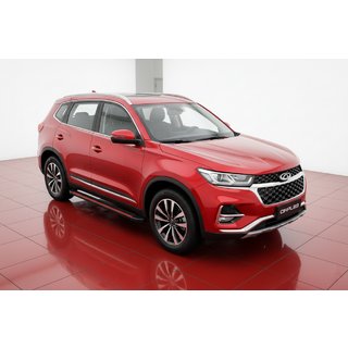 Бокові пороги Maya Red (2 шт., алюміній) Chery Tiggo 7 2020- рр. фото 1