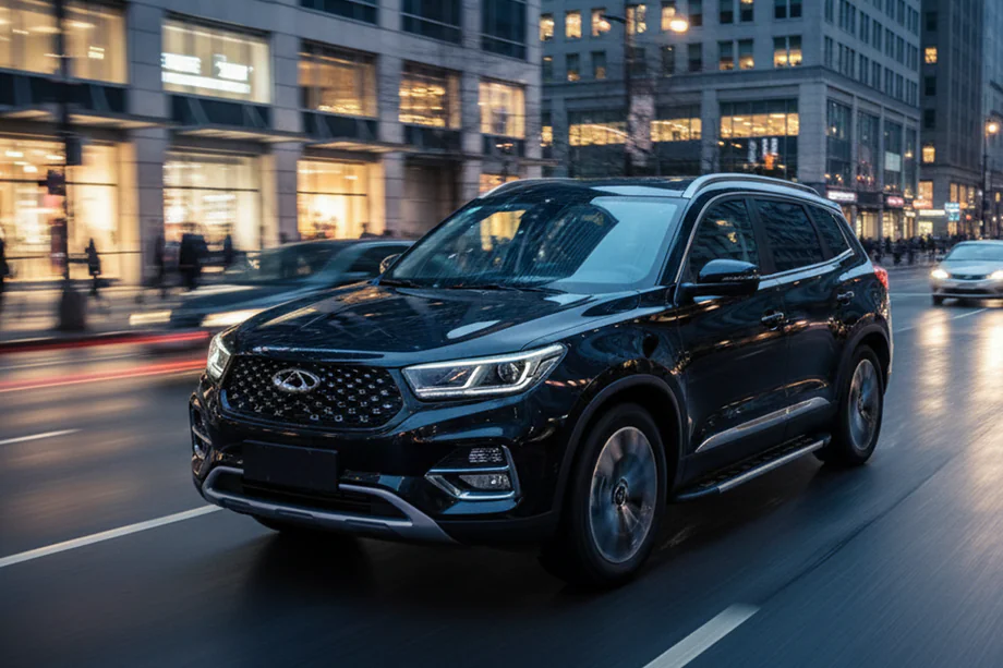 Chery Tiggo 7 2020- рр. Бокові пороги Duru (2 шт., алюміній) Image
