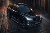 Бокові пороги Allmond Black (2 шт., алюміній) фото 1