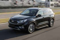 Chery Tiggo 8 2017- рр. Бокові пороги Duru (2 шт., алюміній) фото 1
