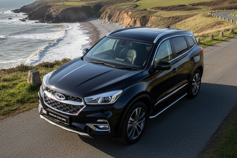 Chery Tiggo 8 2017- рр. Бокові пороги Maydos V1 (2 шт., алюміній) Image