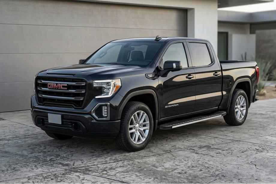 GMS Sierra 2019- рр. Бокові пороги Bosphorus Grey (2 шт., алюміній) Image