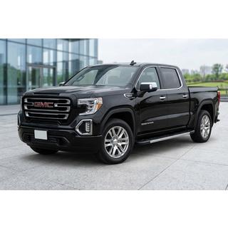 Бокові пороги RedLine V1 (2 шт., алюміній) GMS Sierra 2019- рр. фото 1
