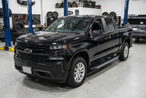 Chevrolet Silverado 2019- рр. Бокові пороги Duru (2 шт., алюміній) фото 1