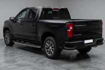 Chevrolet Silverado 2019- рр. Бокові пороги Bosphorus Grey (2 шт., алюміній) фото 2