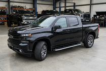 Chevrolet Silverado 2019- рр. Бокові пороги Fullmond (2 шт., алюміній) фото 1