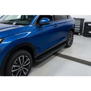 Бокові пороги Bosphore Black (2 шт., Алюміній) Honda eNP1 2022- рр. фото 1