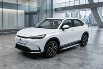 Honda eNS1 2022- рр. Бокові пороги Allmond Grey (2 шт., Алюміній) фото 1