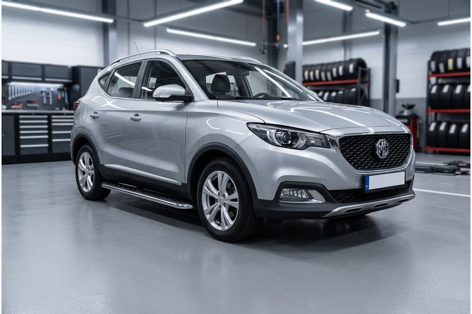 MG ZS 2017-2024 рр. Бокові пороги Maydos V1 (2 шт., Алюміній) Фото 1