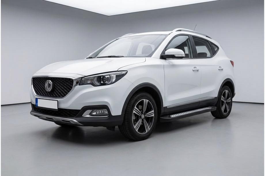 MG ZS 2017-2024 рр. Бокові пороги Vision New Black (2 шт., Алюміній) Фото 1