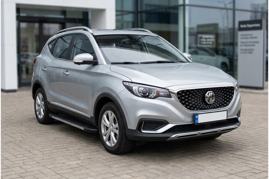 MG ZS 2017-2024 рр. Бокові пороги Duru (2 шт., Алюміній) Фото 1
