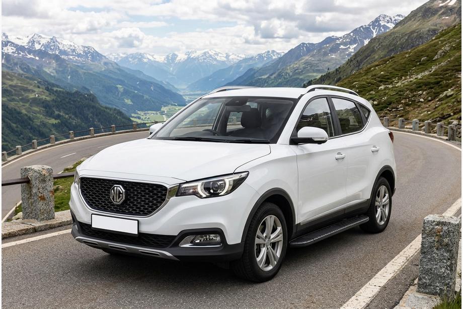 MG ZS 2017-2024 рр. Бокові пороги Bosphore Black (2 шт., Алюміній) Фото 1