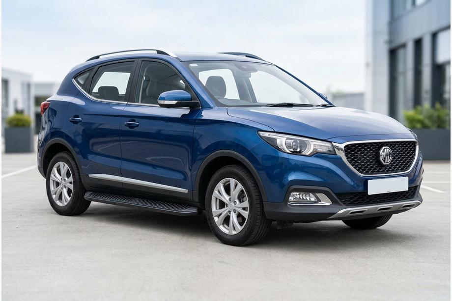 MG ZS 2017-2024 рр. Бокові пороги Tayga Black (2 шт., Алюміній) Фото 1