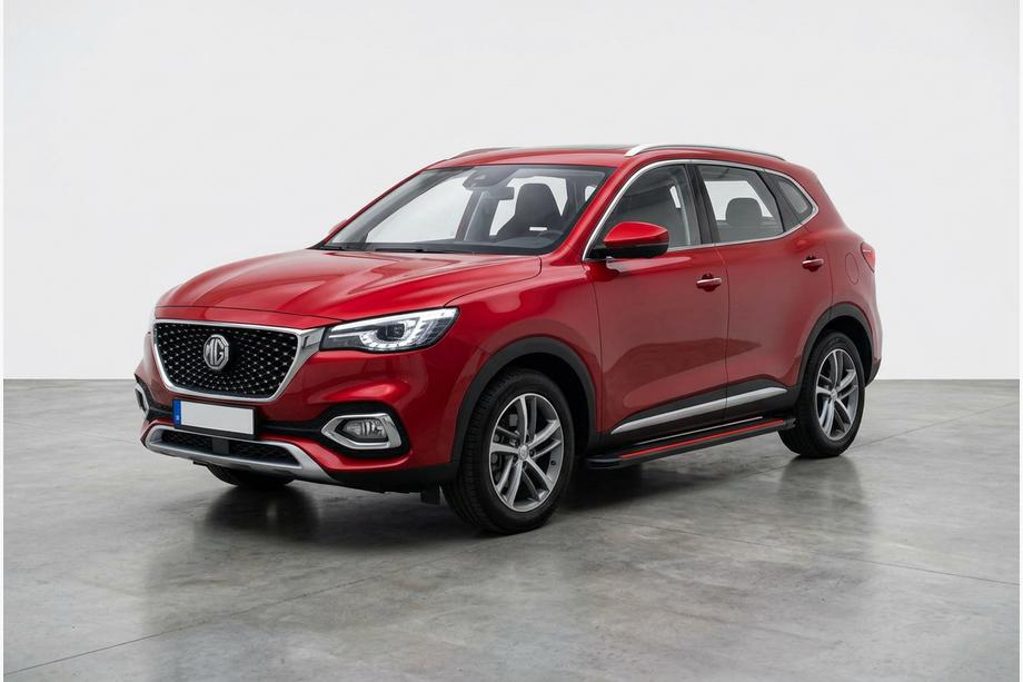 MG HS 2018- рр. Бокові пороги Maya Red (2 шт., Алюміній) Image