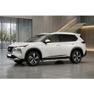 Бокові пороги BlackLine (2 шт., Алюміній) Nissan X-trail T33/Rogue 2022- рр. фото 1