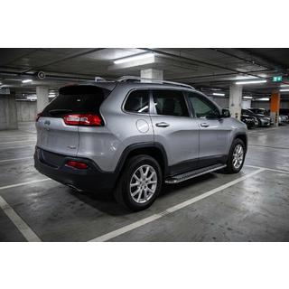 Бокові пороги Maydos V2 (2 шт., Алюміній) Jeep Cherokee KL 2013- рр. фото 1