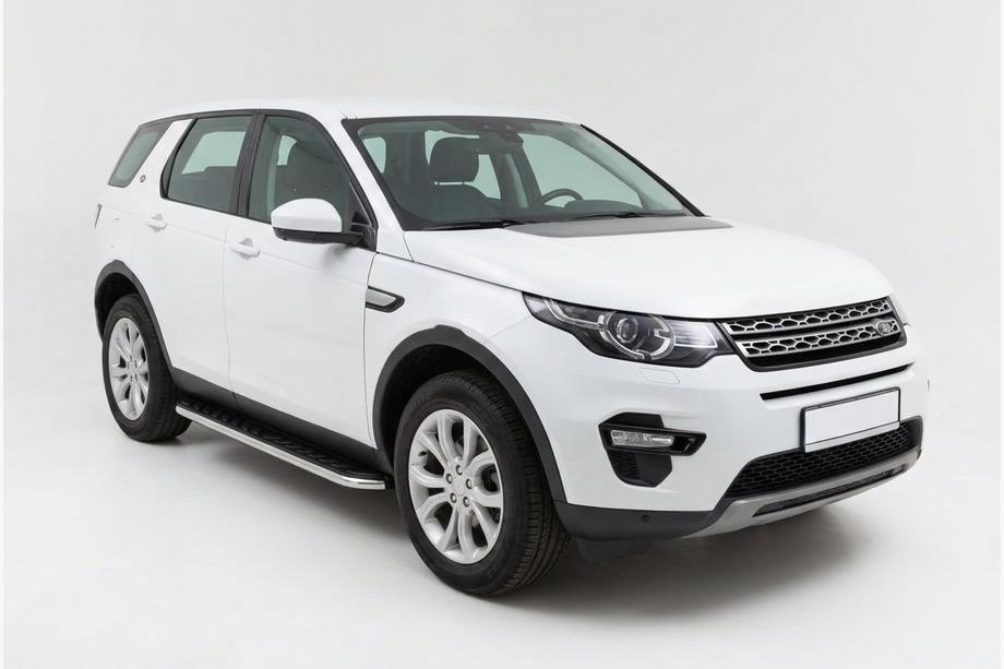 Land Rover Discovery Sport 2014- рр. Бокові пороги Maydos V1 (2 шт., Алюміній) 2019+ Фото 1