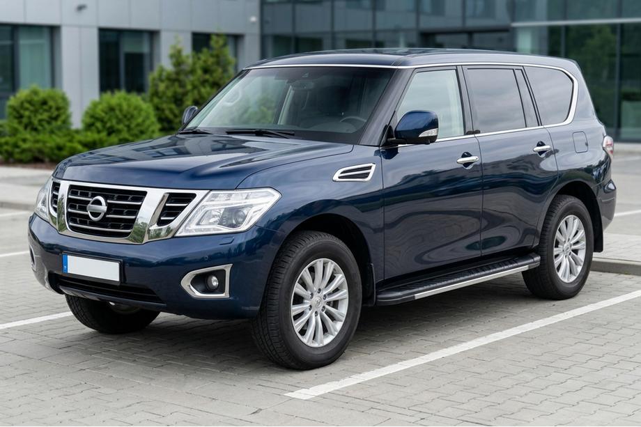 Nissan Armada 2016-2024 рр. Бокові пороги Bosphore Grey (2 шт., Алюміній) Фото 1