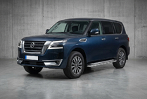 Nissan Armada 2016-2024 рр. Бокові пороги Maydos V2 (2 шт., Алюміній) фото 1