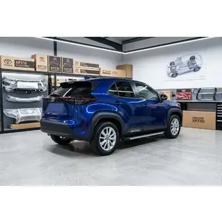 Бокові пороги Maya V1 (2 шт., Алюміній) Toyota Yaris/Yaris Cross (XP210) 2020- рр. фото 1