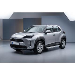 Бокові пороги Maya V2 (2 шт., Алюміній) Toyota Yaris/Yaris Cross (XP210) 2020- рр. фото 1