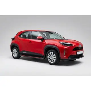 Бокові пороги Maya Red (2 шт., Алюміній) Toyota Yaris/Yaris Cross (XP210) 2020- рр. фото 1
