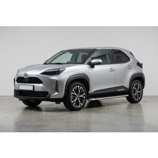 Бокові пороги Maydos V1 (2 шт., Алюміній) Toyota Yaris/Yaris Cross (XP210) 2020- рр. фото 2