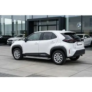 Бокові пороги Maydos V2 (2 шт., Алюміній) Toyota Yaris/Yaris Cross (XP210) 2020- рр. фото 1
