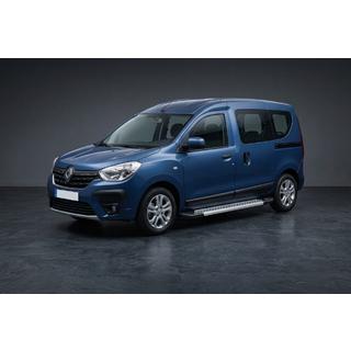 Бокові пороги New Vision Grey (2 шт., алюміній) Renault Kangoo/Express 2021- рр. фото 1