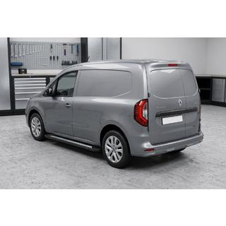 Бокові пороги New Vision Black (2 шт., алюміній) Renault Kangoo/Express 2021- рр. фото 1