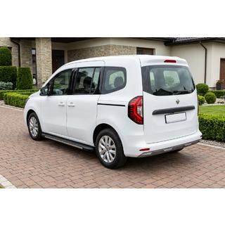 Бокові пороги Bosphorus Grey (2 шт., алюміній) Renault Kangoo/Express 2021- рр. фото 1
