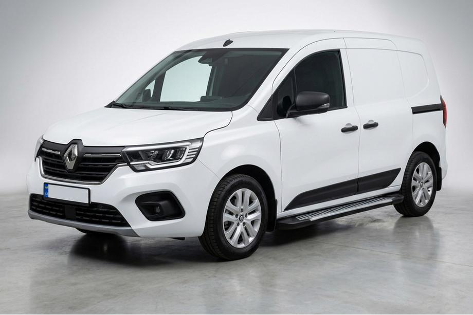 Renault Kangoo/Express 2021- рр. Бокові пороги Line (2 шт., алюміній) Renault Express 2021↗ рр Фото 1
