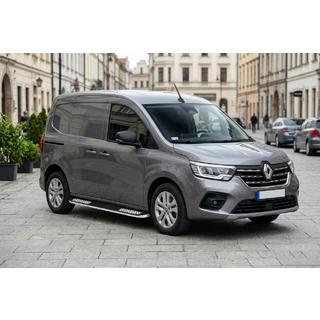 Бокові пороги Tayga V2 (2 шт., алюміній) Renault Kangoo/Express 2021- рр. фото 1
