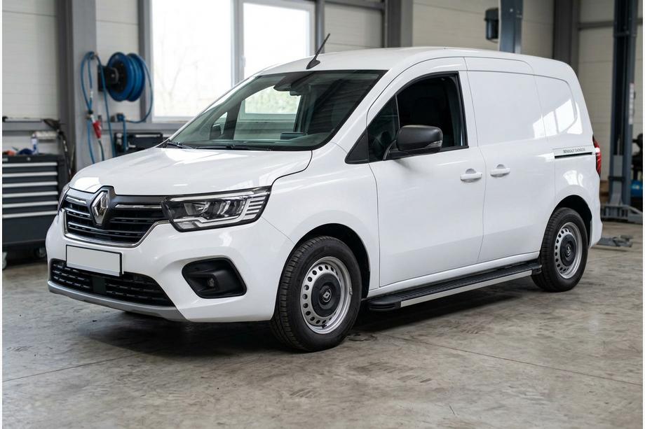 Renault Kangoo/Express 2021- рр. Бокові пороги Maya V1 (2 шт., алюміній) Renault Express 2021↗ рр Image