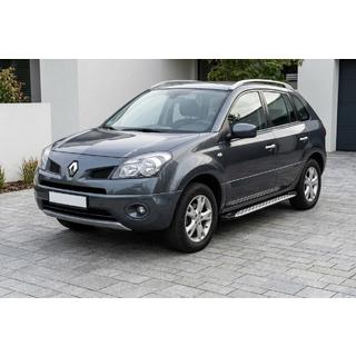 Бокові пороги Shining V1 (2 шт., Алюміній) Renault Koleos 2008-2016 рр. фото 1