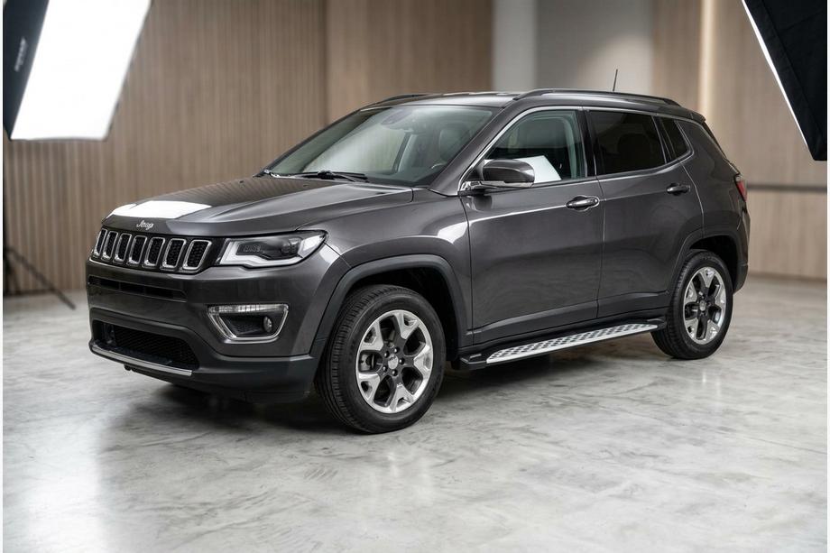Jeep Compass 2016- рр. Бокові пороги Shining V1 (2 шт., Алюміній) Фото 1
