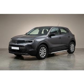 Бокові пороги Shining V1 (2 шт., Алюміній) Opel Mokka 2021- рр. фото 1