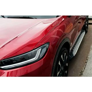 Бокові пороги Shining V1 (2 шт., Алюміній) Honda HR-V 2021- рр. фото 1