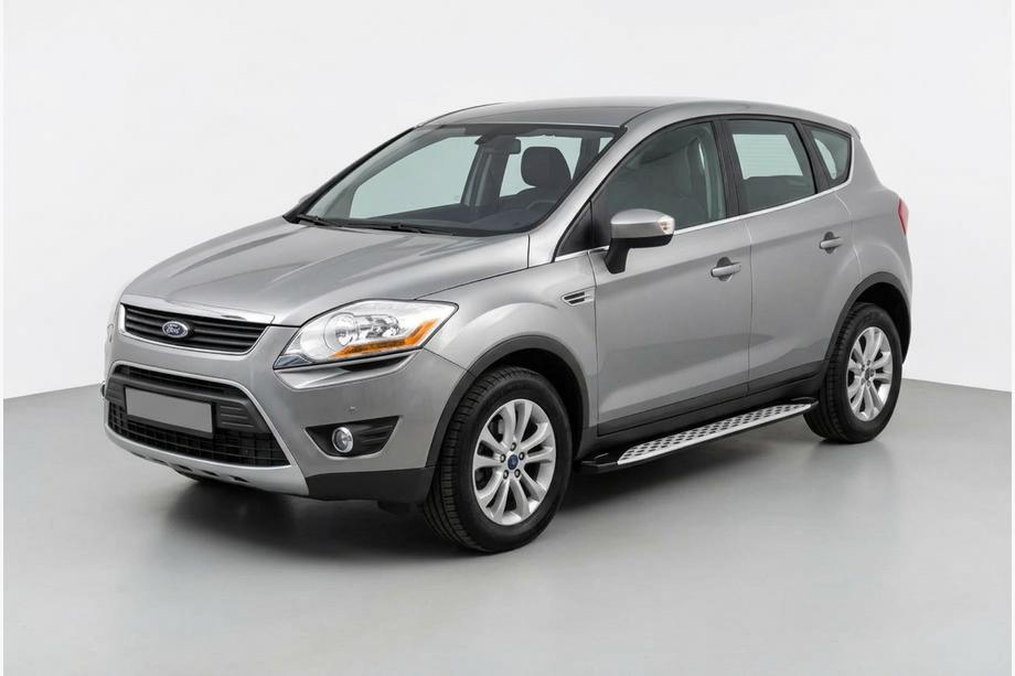 Ford Kuga 2008-2013 рр. Бокові пороги Shining V1 (2 шт., Алюміній) Фото 1