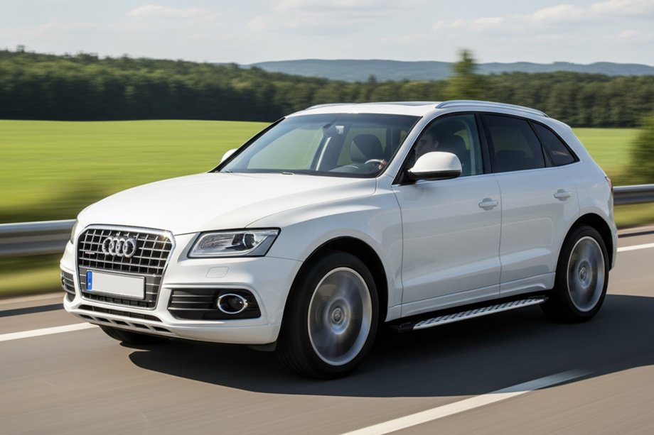 Audi Q5 2008-2017 рр. Бокові пороги Shining V1 (2 шт., Алюміній) Фото 1