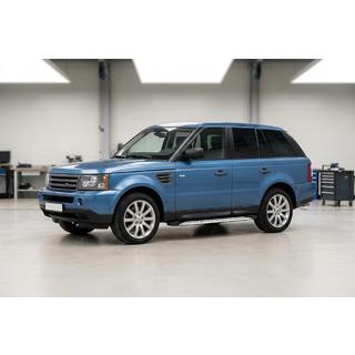 Бокові пороги Shining V1 (2 шт., Алюміній) Range Rover Sport 2005-2013 рр. фото 1