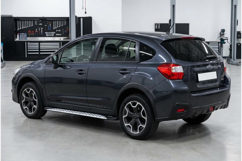 Subaru XV 2011-2017 рр. Бокові пороги Shining V1 (2 шт., Алюміній) Фото 1