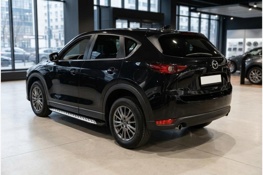 Mazda CX-5 2017-2025 рр. Бокові пороги Shining V1 (2 шт., Алюміній) Фото 1